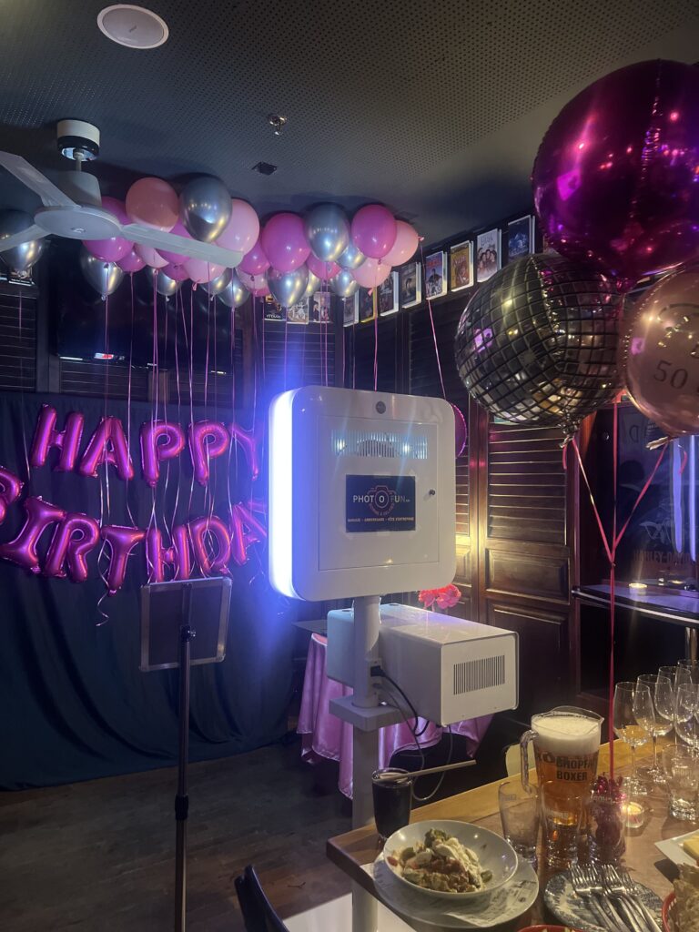 Photobooth avec accessoires pour animation événementielle