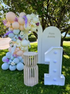 Installation de ballons pour événement haut de gamme